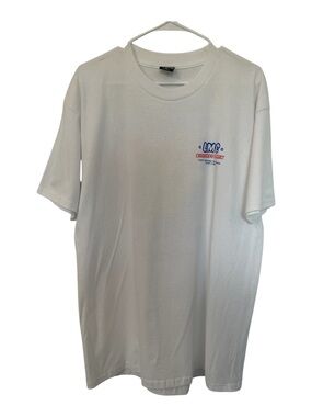 Loser Machine Company White Cornhole Graphic T-Shirt 100% Cotton